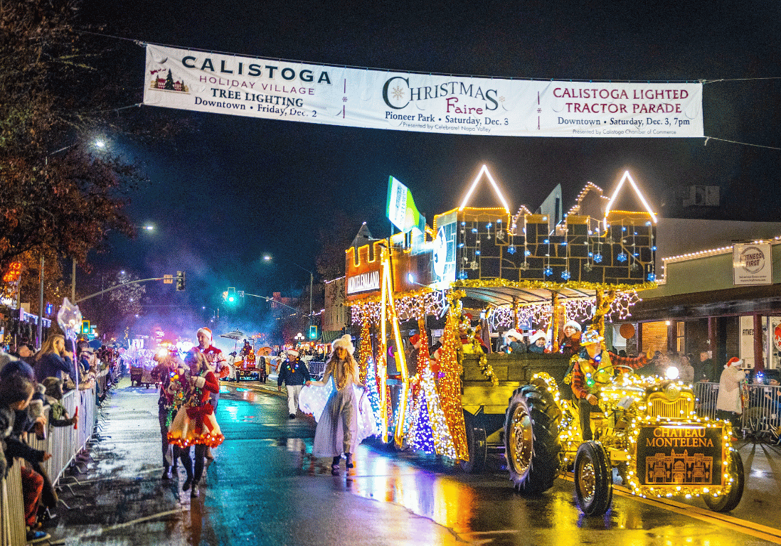 Lighted Float in street